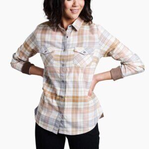 Kuhl Women's Tess Flannel in Rose Quartz